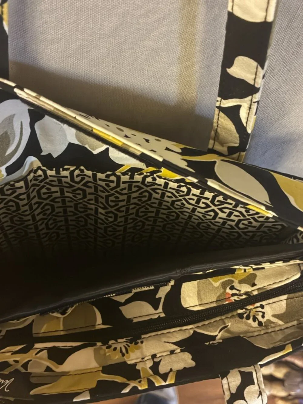 Vera Bradley Laptop Travel Tote In Dogwood Bold Floral Cottagecore Y2K Americana
